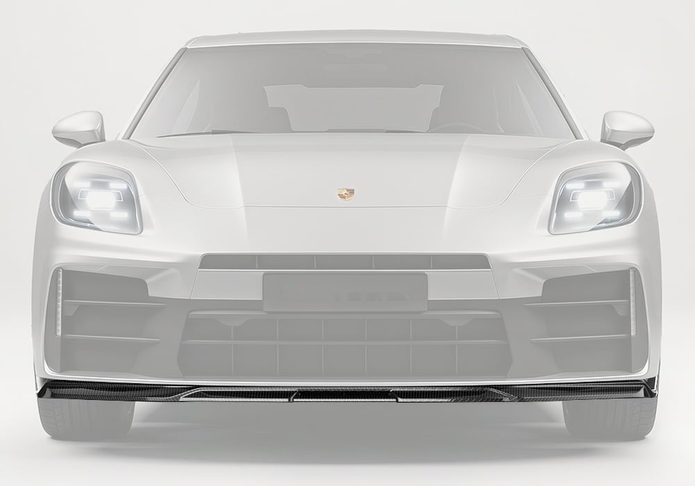 Porsche Panamera 971.2 Carbon Fibre Front Lip - aggressive aero upgrade for 2024 Panamera