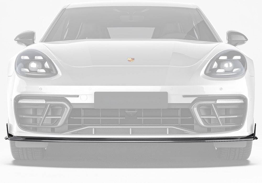 Porsche Panamera 971 Carbon Fibre Front Lip - aggressive aerodynamic styling upgrade