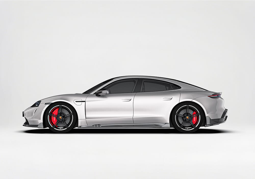 Porsche Taycan Carbon Fibre Full Aero Kit - complete styling and aerodynamic upgrade