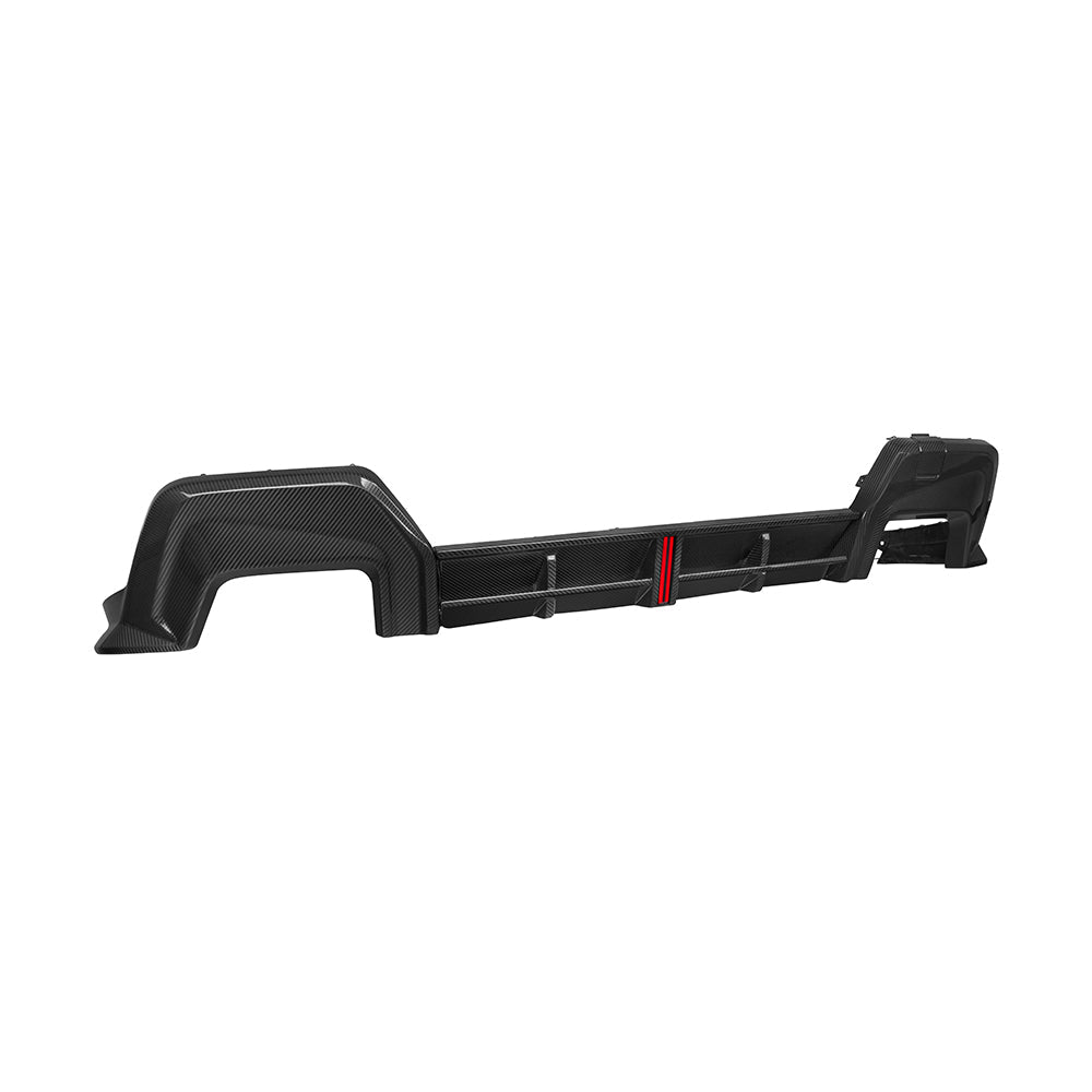 BMW 2 Series F74 Carbon Fibre Rear Diffuser with integrated brake light - prepreg motorsport upgrade