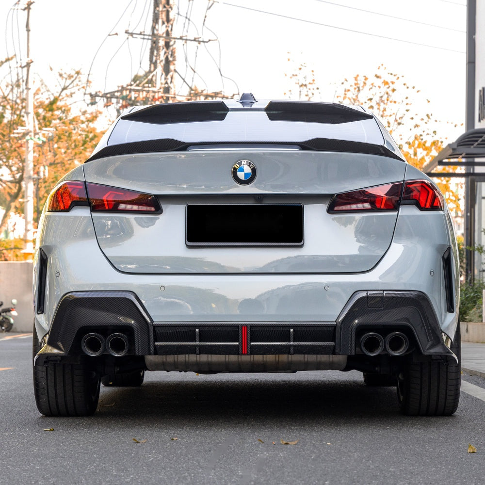 BMW 2 Series F74 Carbon Fibre Rear Diffuser with integrated brake light - prepreg motorsport upgrade