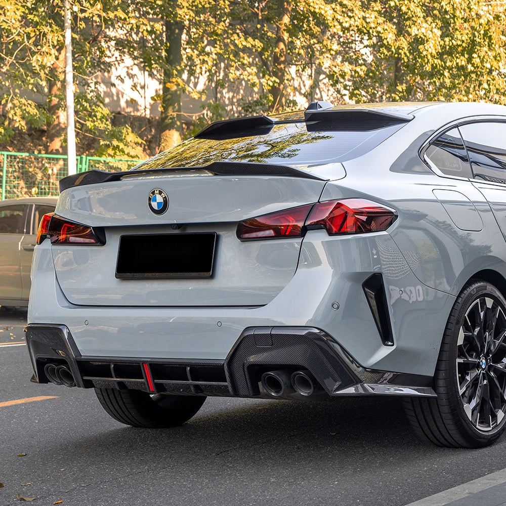 BMW 2 Series F74 Carbon Fibre Rear Diffuser with integrated brake light - prepreg motorsport upgrade