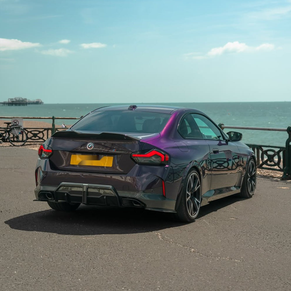 BMW 2 Series G42 Prepreg Carbon Fibre Centre Diffuser - aggressive rear styling upgrade