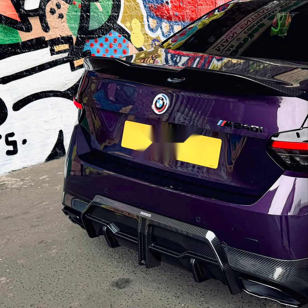 BMW 2 Series G42 Prepreg Carbon Fibre Centre Diffuser - aggressive rear styling upgrade