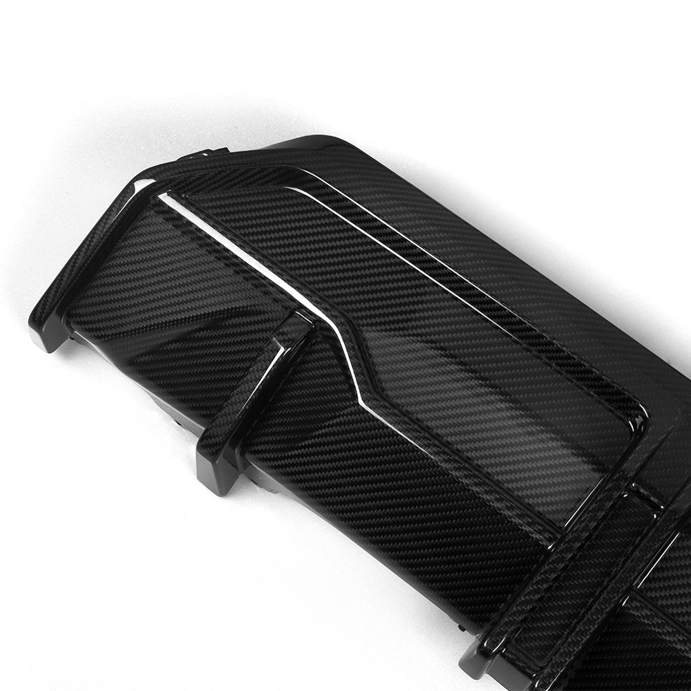 BMW 2 Series G42 Prepreg Carbon Fibre Centre Diffuser - aggressive rear styling upgrade