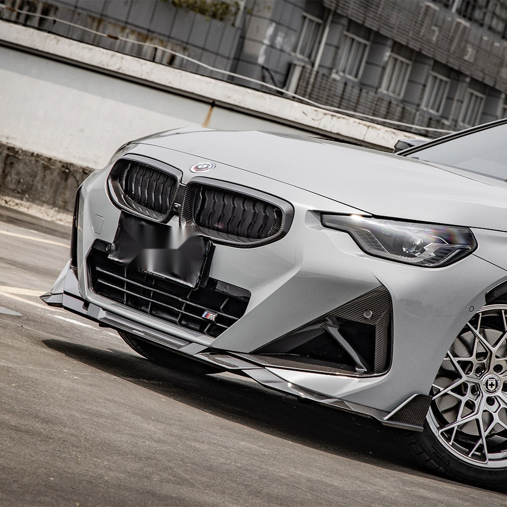 BMW 2 Series G42 Prepreg Carbon Fibre Front Lip - aggressive track-inspired upgrade