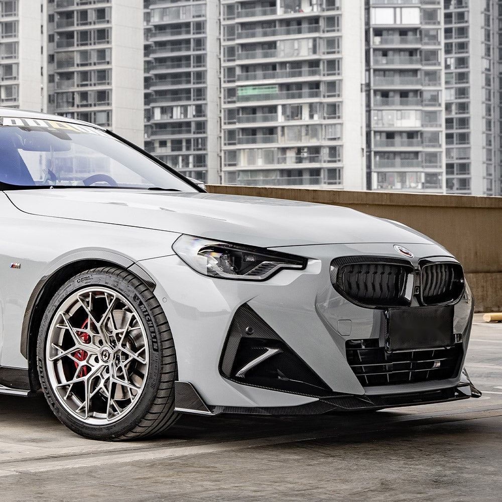 BMW 2 Series G42 Prepreg Carbon Fibre Front Lip - aggressive track-inspired upgrade