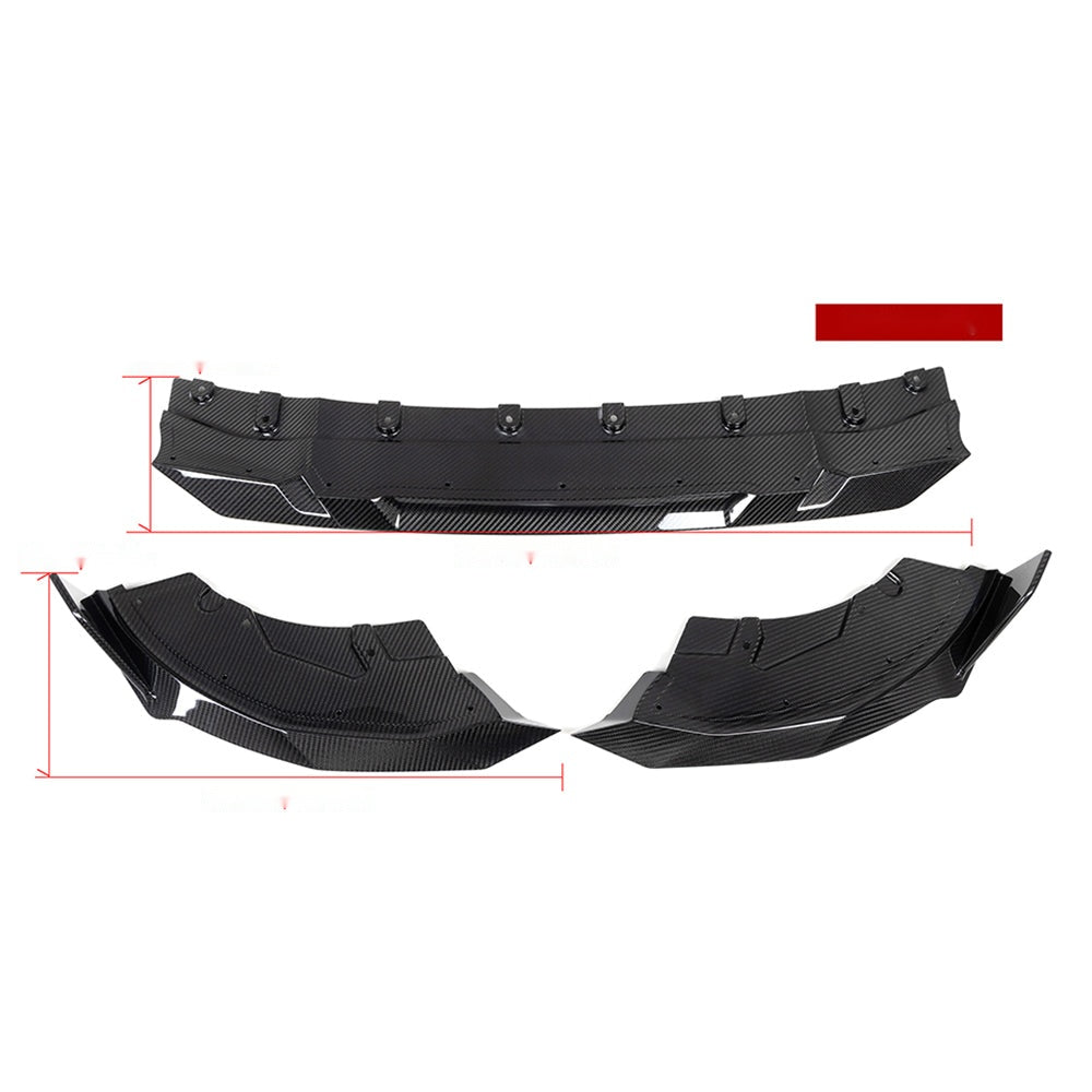 BMW 2 Series G42 Prepreg Carbon Fibre Front Lip - aggressive track-inspired upgrade