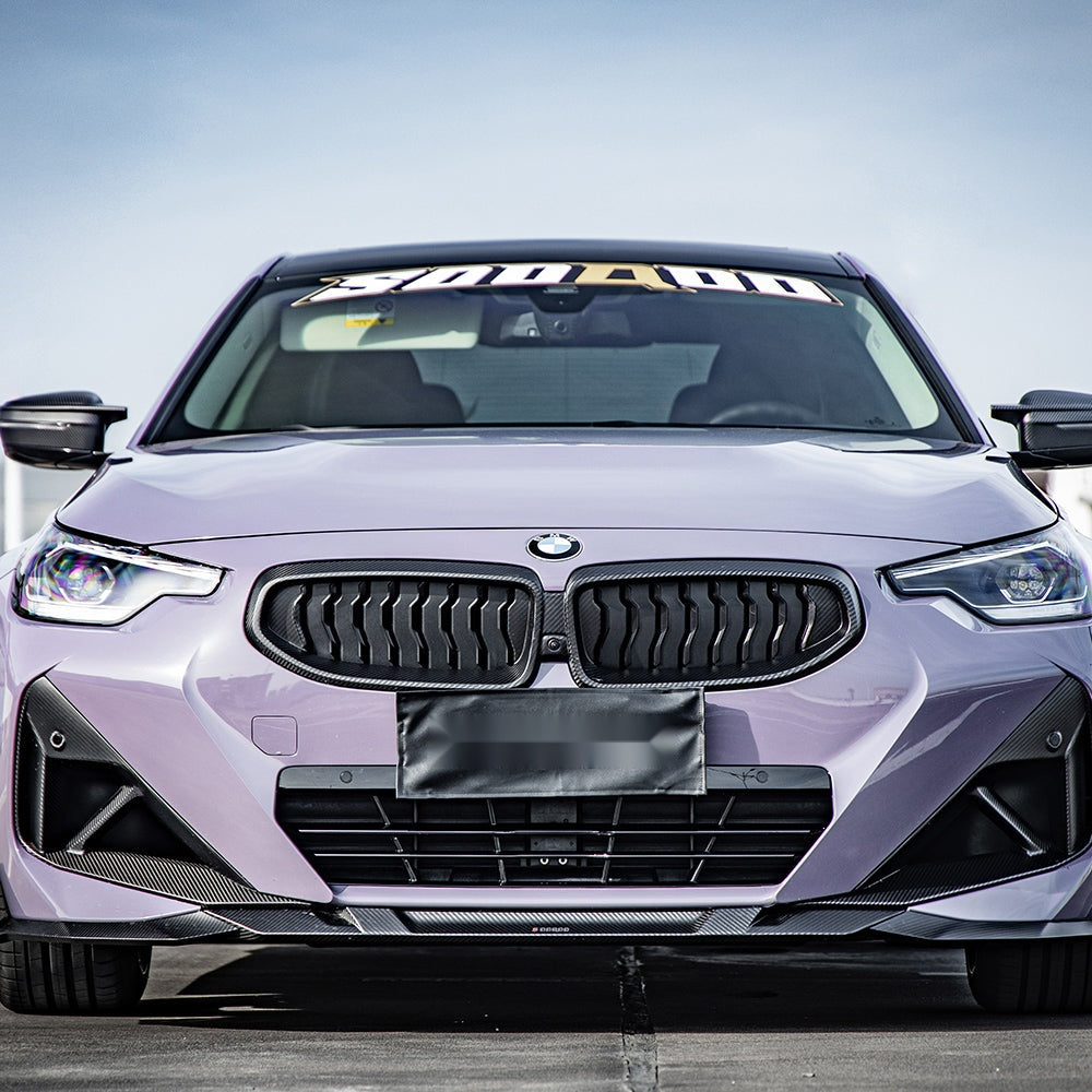 BMW 2 Series G42 Prepreg Carbon Fibre Front Lip - aggressive track-inspired upgrade