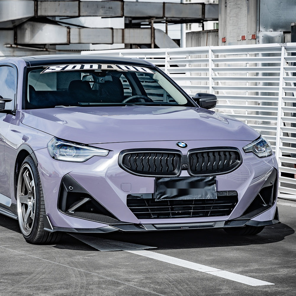 BMW 2 Series G42 Prepreg Carbon Fibre Front Lip - aggressive track-inspired upgrade