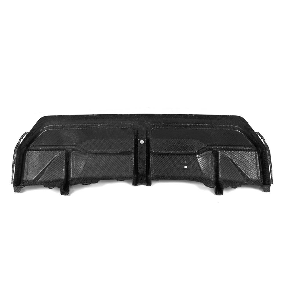 BMW 2 Series G42 Prepreg Carbon Fibre Rear Diffuser with Brake Light - aggressive M Sport styling upgrade