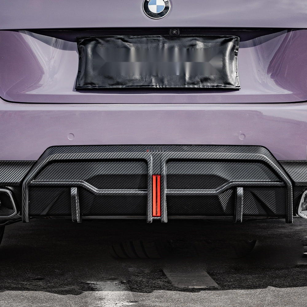 BMW 2 Series G42 Prepreg Carbon Fibre Rear Diffuser with Brake Light - aggressive M Sport styling upgrade