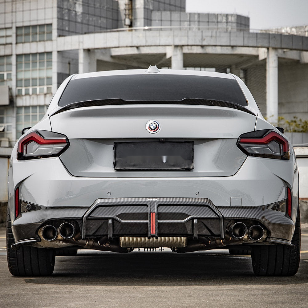 BMW 2 Series G42 Prepreg Carbon Fibre Rear Spats - OEM fitment M Sport bumper upgrade