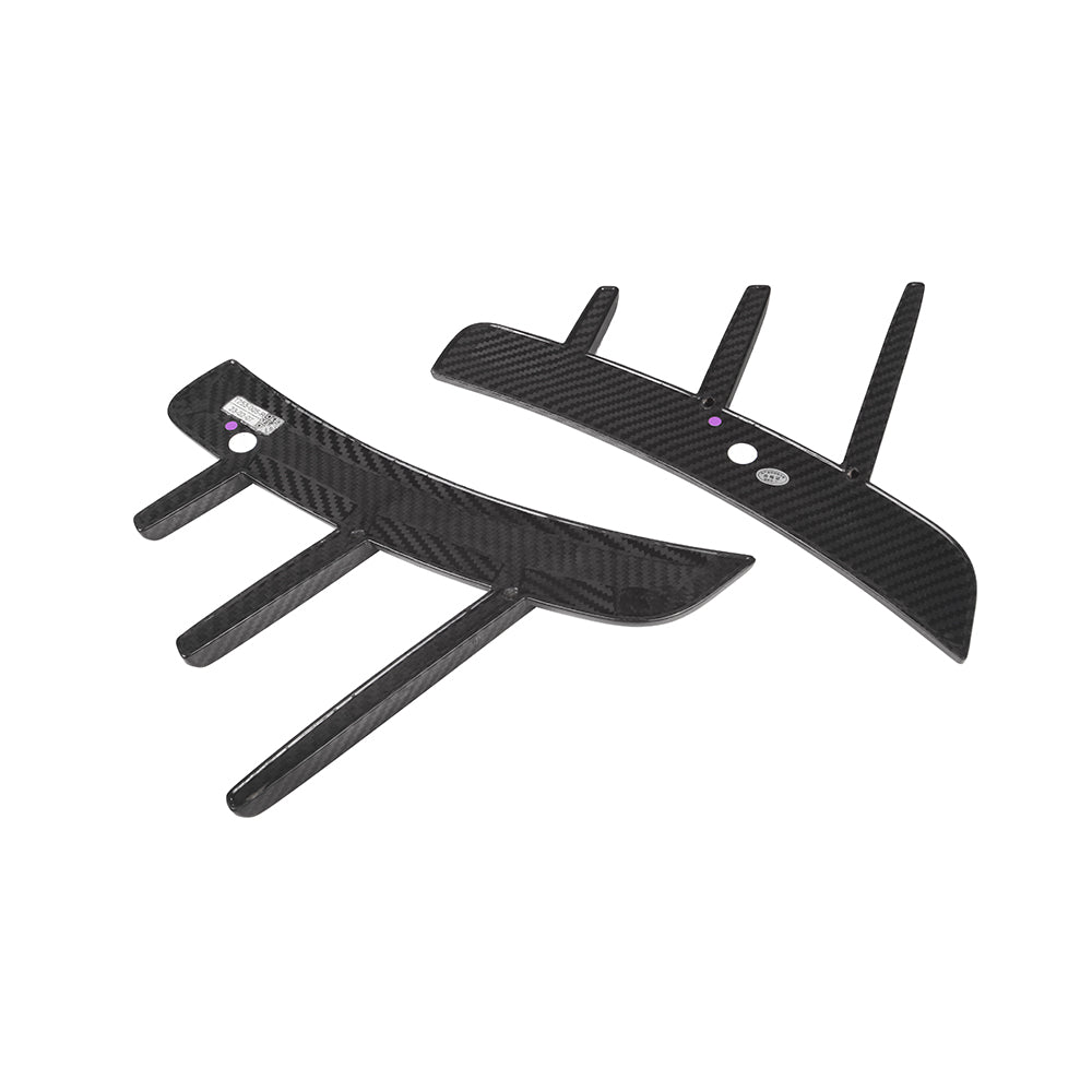 BMW 4 Series G22 Prepreg Carbon Fibre Front Arch Trims - triple louver design