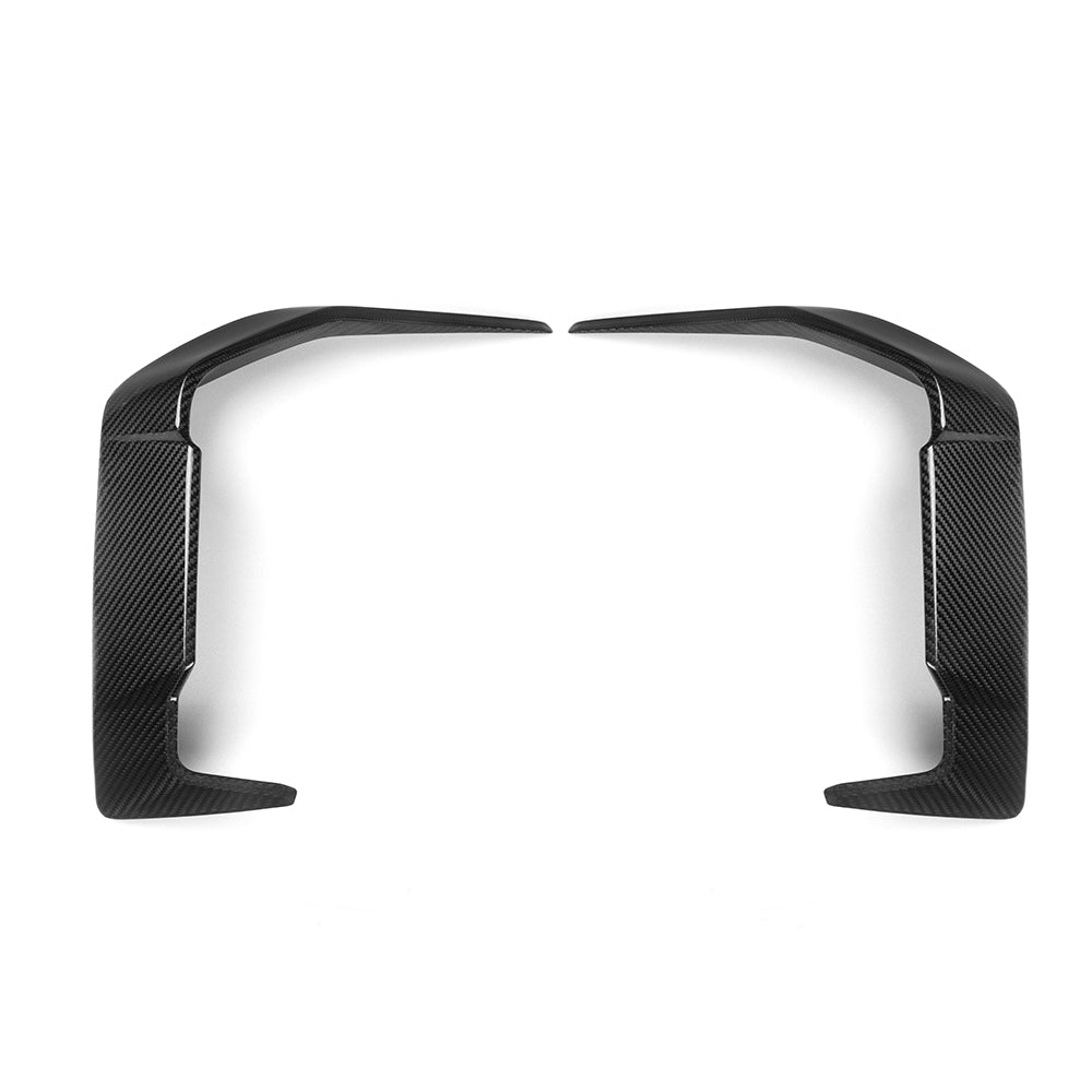 BMW 5 Series G60 Prepreg Carbon Fibre Front Bumper Insert - gloss finish OEM fitment