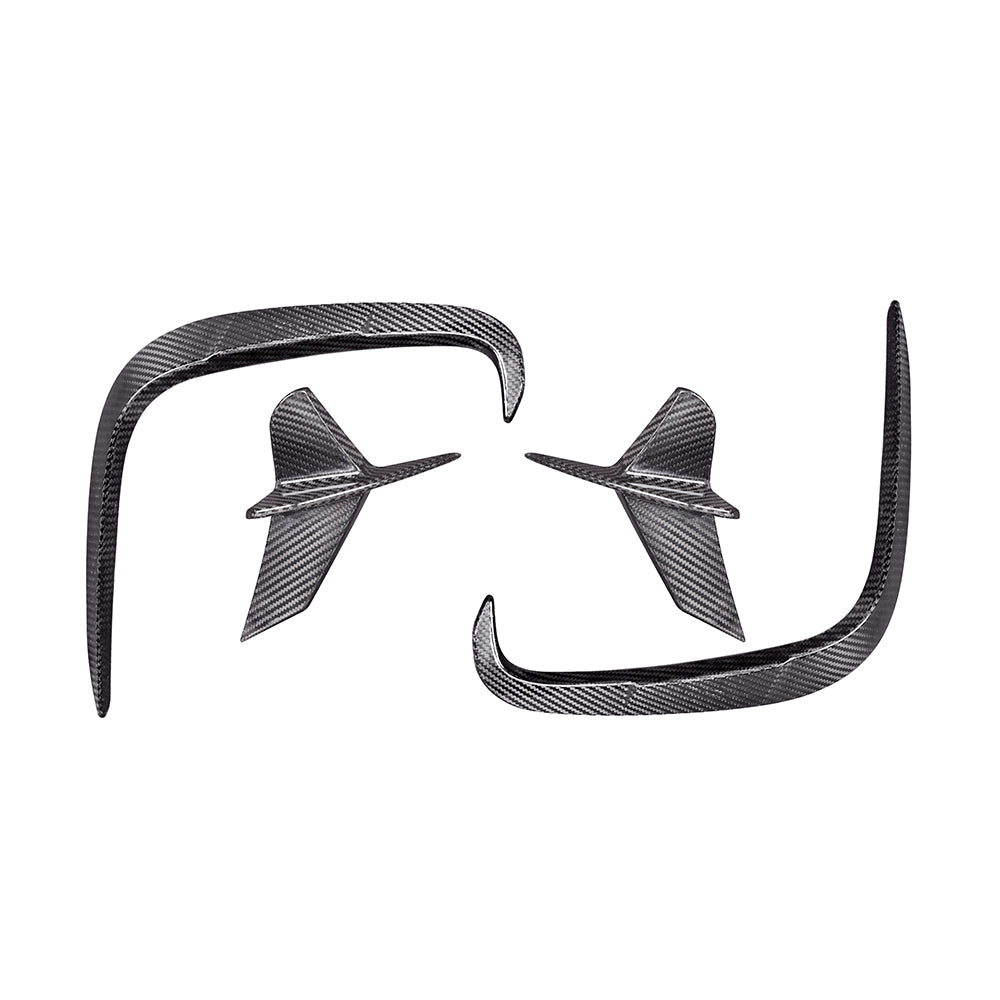 BMW 8 Series G14 Prepreg Carbon Fibre Rear Bumper Insert - aggressive OEM-fit upgrade