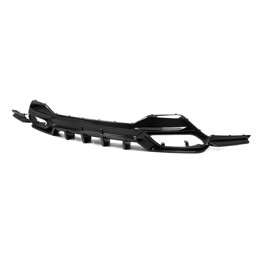 BMW 8 Series G14 Prepreg Carbon Fibre Rear Diffuser - aggressive OEM-fit upgrade