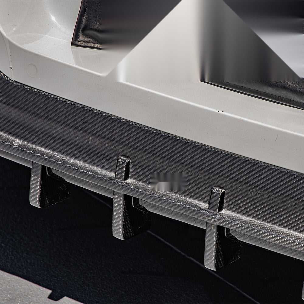 BMW 8 Series G14 Prepreg Carbon Fibre Rear Diffuser - aggressive OEM-fit upgrade