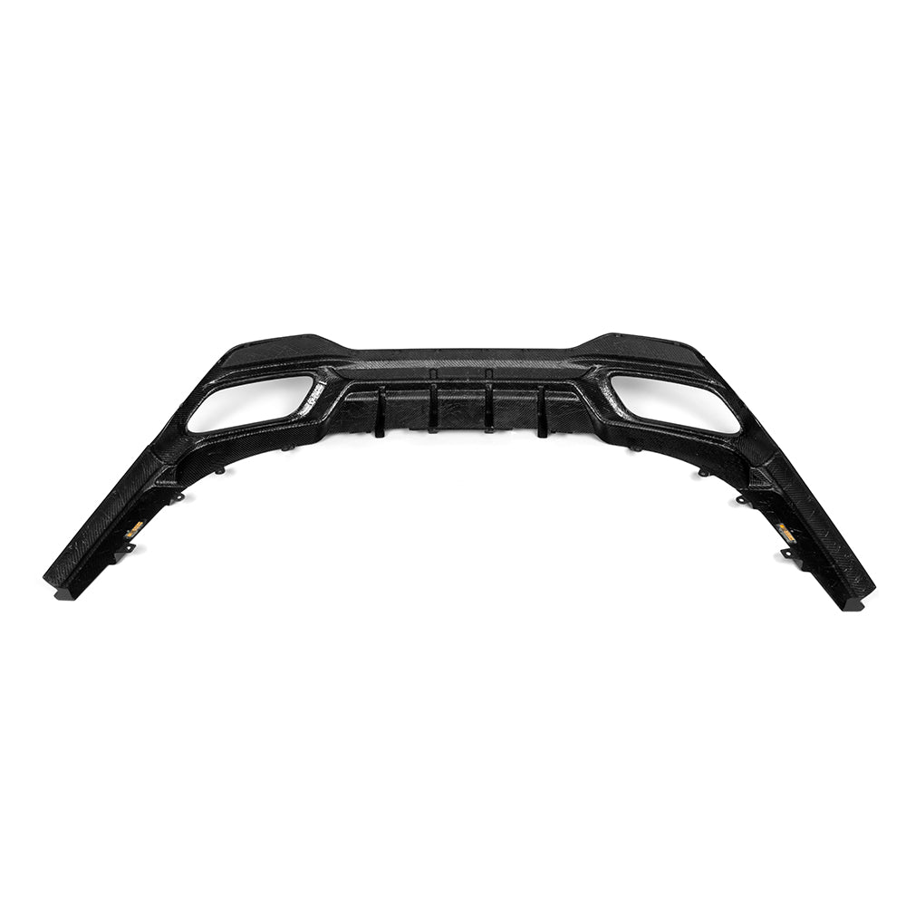BMW 8 Series G16 Prepreg Carbon Fibre Rear Diffuser - aggressive OEM-fit upgrade
