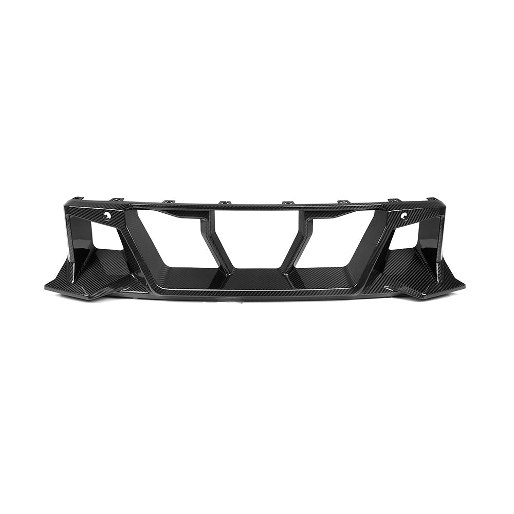 BMW M2 G87 Prepreg Carbon Fibre Lower Grille - aggressive front end upgrade with OEM fitment