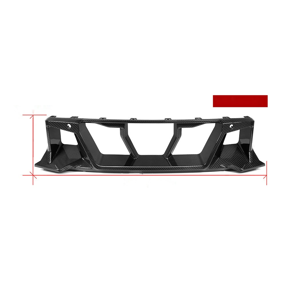 BMW M2 G87 Prepreg Carbon Fibre Lower Grille - aggressive front end upgrade with OEM fitment