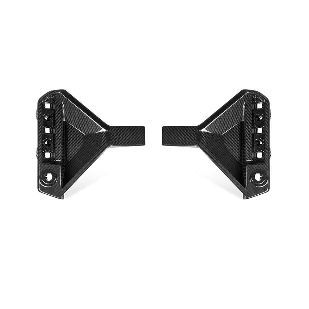 BMW M2 G87 Prepreg Carbon Fibre Rear Bumper Inserts - aggressive track-inspired upgrade