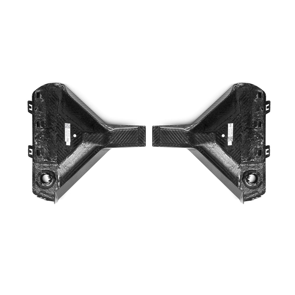 BMW M2 G87 Prepreg Carbon Fibre Rear Bumper Inserts - aggressive track-inspired upgrade