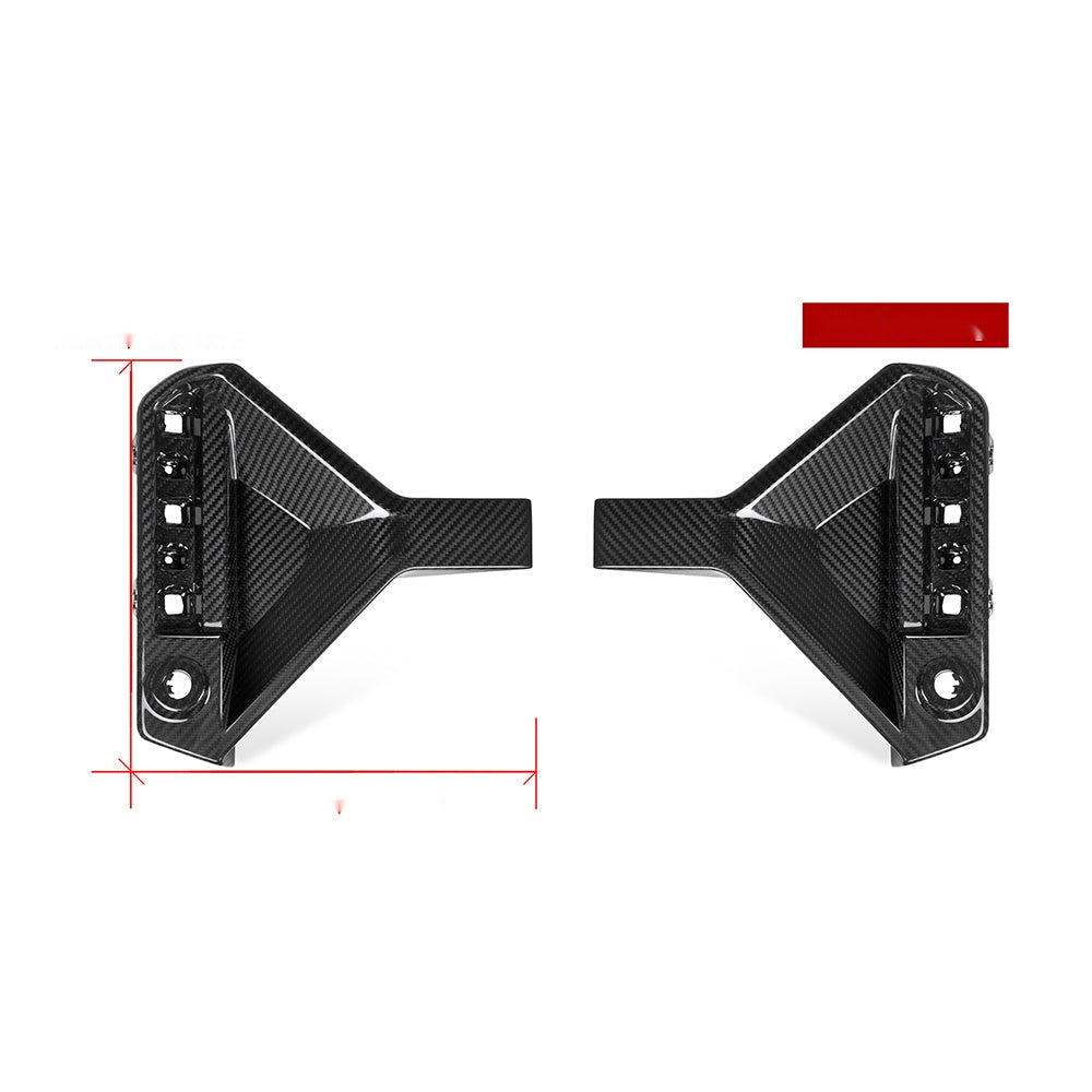 BMW M2 G87 Prepreg Carbon Fibre Rear Bumper Inserts - aggressive track-inspired upgrade
