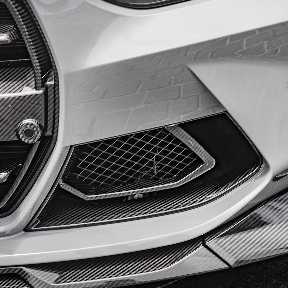 BMW M3 G80 Prepreg Carbon Fibre Air Inlets - OEM fitment front bumper upgrade