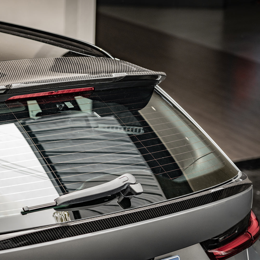 BMW M3 G81 Prepreg Carbon Fibre Rear Spoiler - gloss finish touring upgrade