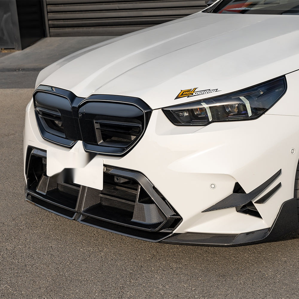 BMW M5 G90 Prepreg Carbon Fibre Front Lower Grille - aggressive OEM-style upgrade