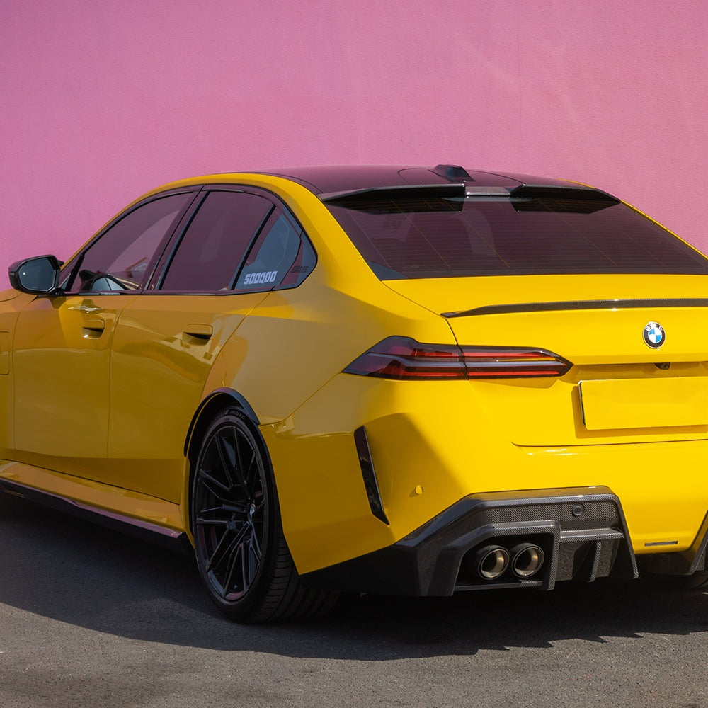 BMW M5 G90 Prepreg Carbon Fibre Reflector Trims - OEM fitment rear accent upgrade