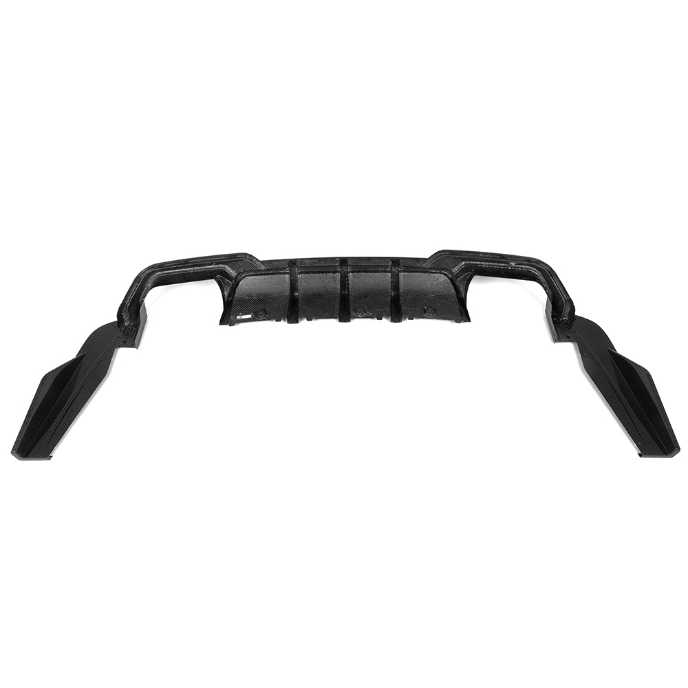 BMW M8 F93 Gran Coupé Prepreg Carbon Fibre Rear Diffuser with triple blades and side winglets