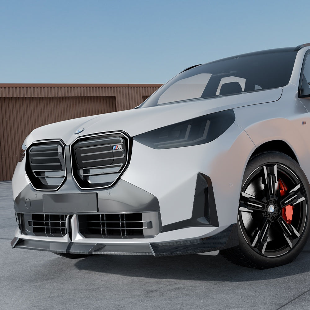 BMW X3 G45 Carbon Fibre Front Lip - prepreg dry carbon aerodynamic splitter upgrade