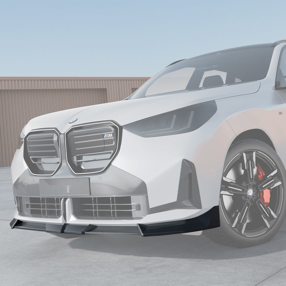 BMW X3 G45 Carbon Fibre Front Lip - prepreg dry carbon aerodynamic splitter upgrade