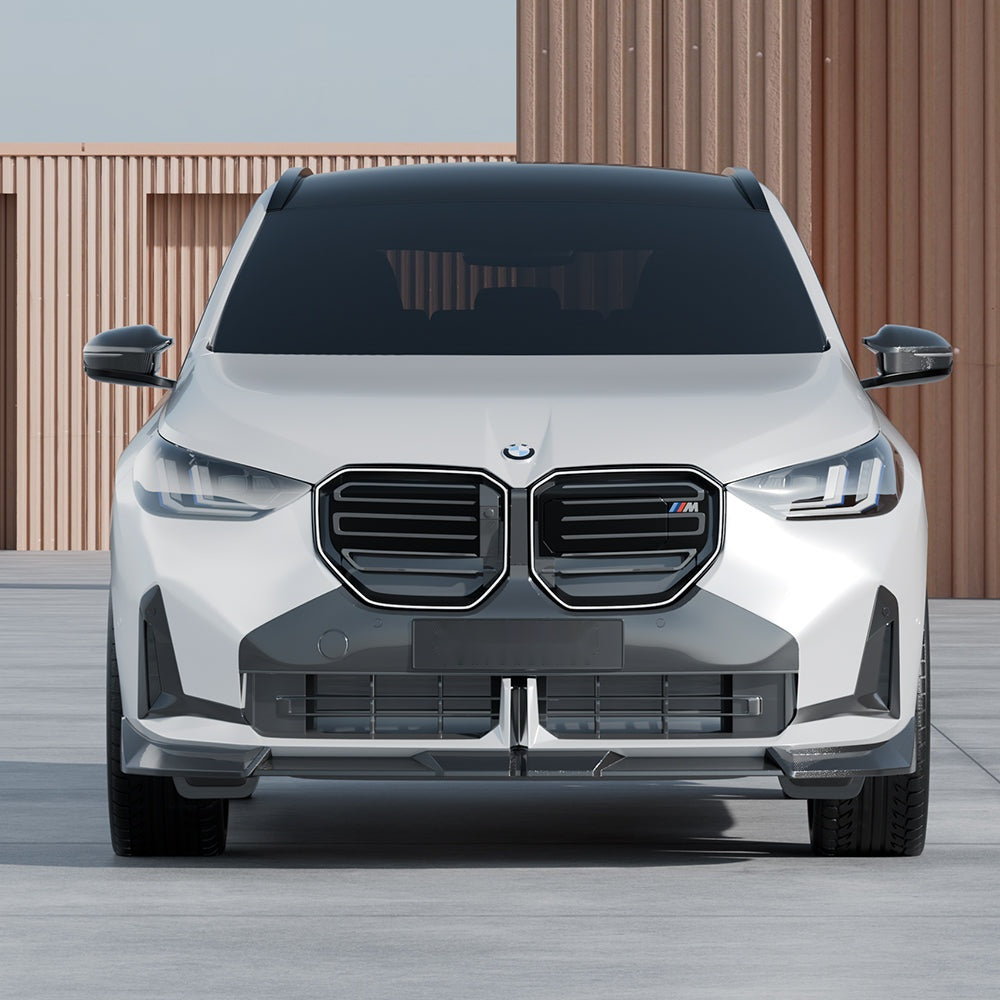 BMW X3 G45 Carbon Fibre Front Lip - prepreg dry carbon aerodynamic splitter upgrade