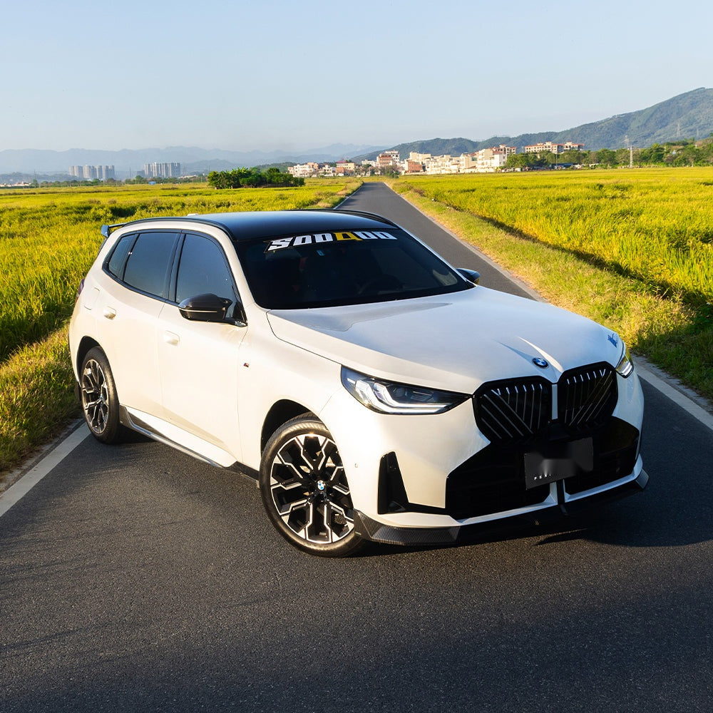BMW X3 G45 Carbon Fibre Front Lip - prepreg dry carbon aerodynamic splitter upgrade