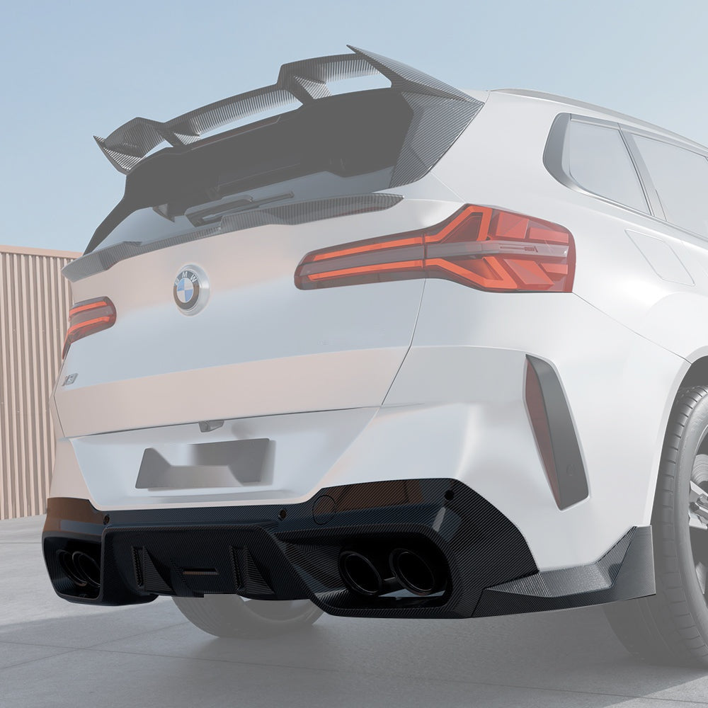 BMW X3 G45 Prepreg Carbon Fibre Rear Diffuser - OEM fitment aerodynamic upgrade