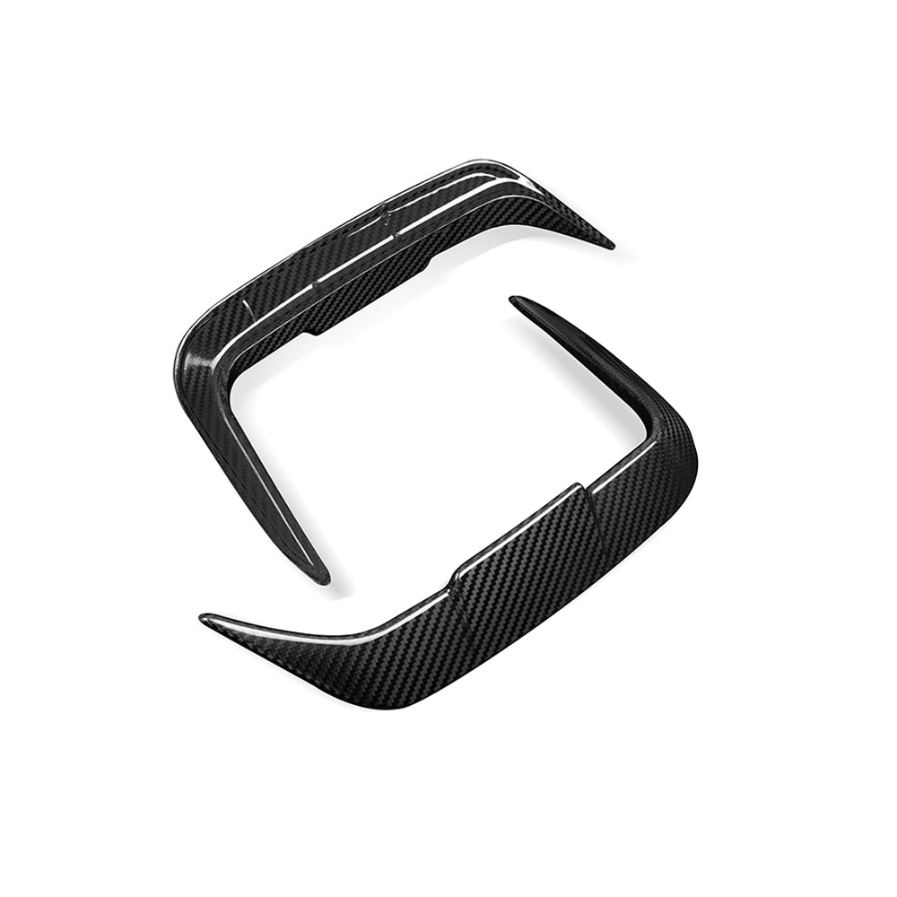 BMW X3M F97 LCI Carbon Fibre Rear Bumper Insert - prepreg OEM fitment upgrade