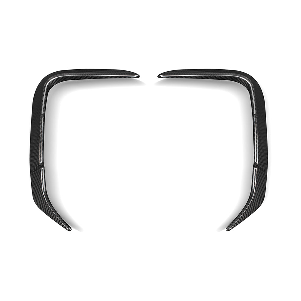 BMW X3M F97 LCI Carbon Fibre Rear Bumper Insert - prepreg OEM fitment upgrade
