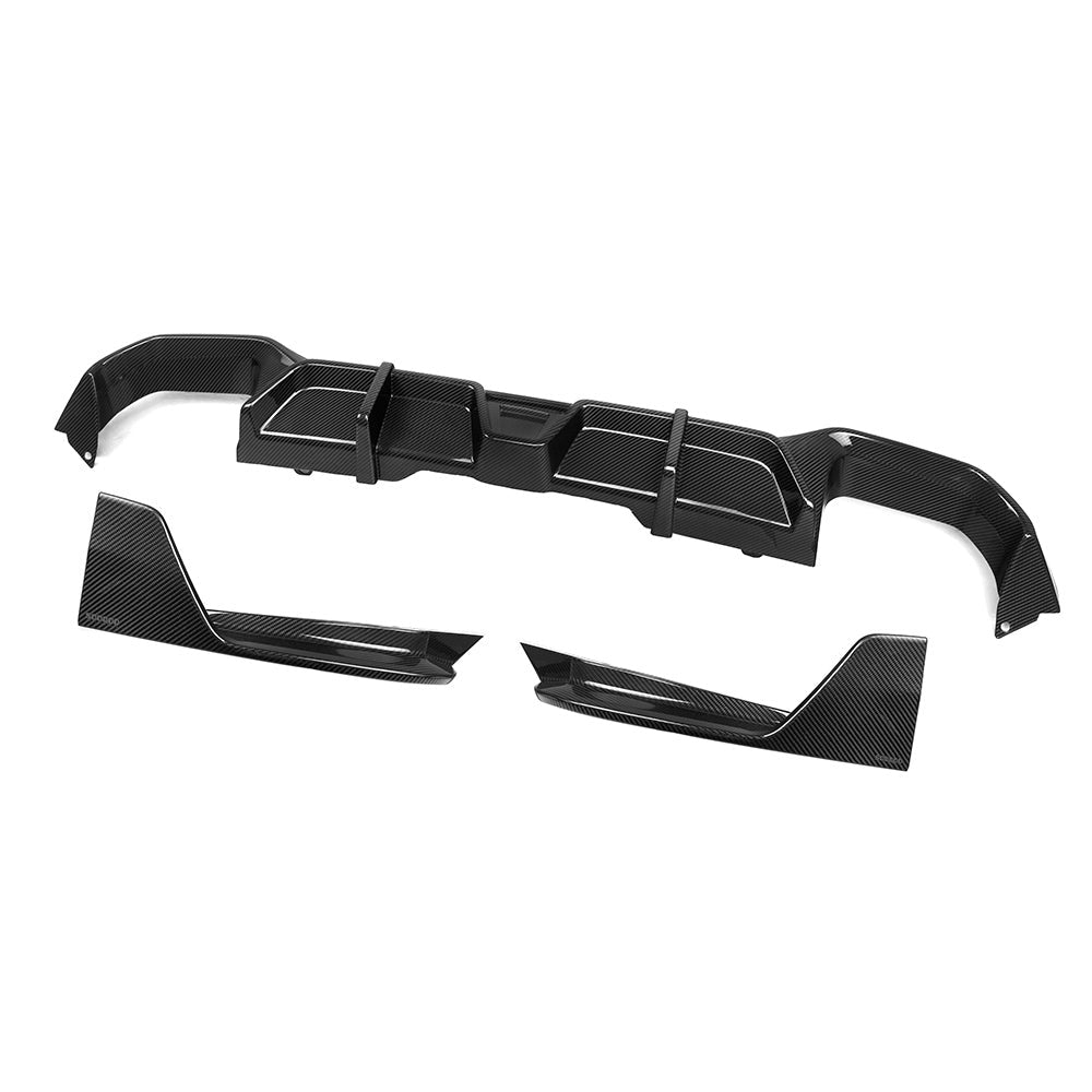 BMW X4 G02 Facelift Carbon Fibre Rear Diffuser - prepreg dry carbon aerodynamic upgrade