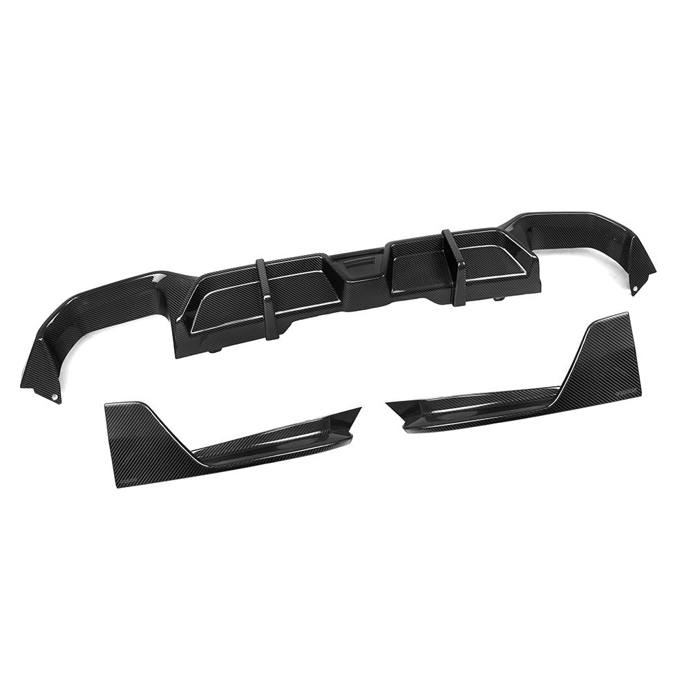 BMW X4 G02 Facelift Carbon Fibre Rear Diffuser - prepreg dry carbon aerodynamic upgrade