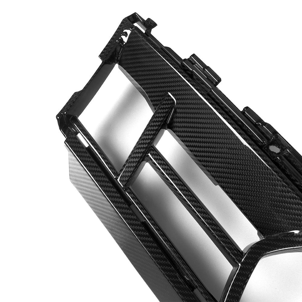 BMW X5 G05 LCI Carbon Fibre Front Lower Grille - prepreg gloss finish OEM fitment