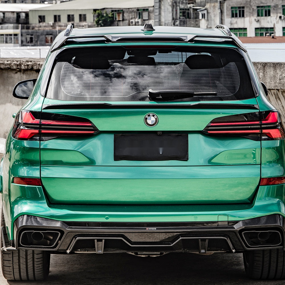 BMW X5 G05 Prepreg Carbon Fibre Rear Diffuser - gloss OEM fitment upgrade
