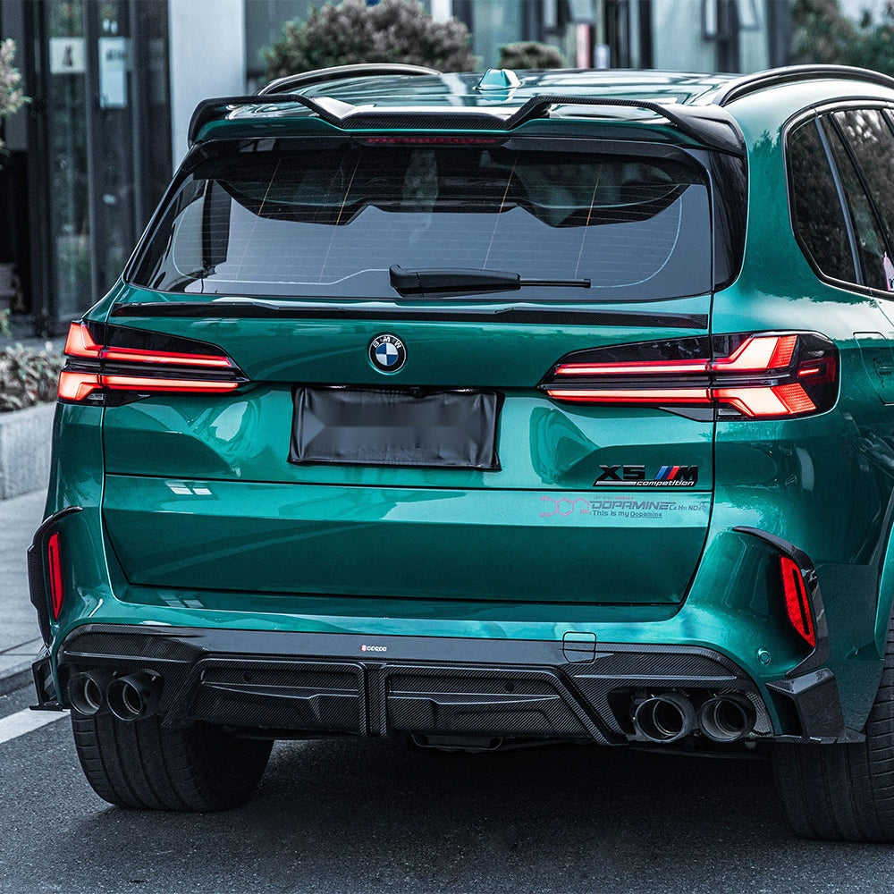 BMW X5M F95 Prepreg Carbon Fibre Rear Diffuser - aggressive OEM fitment upgrade
