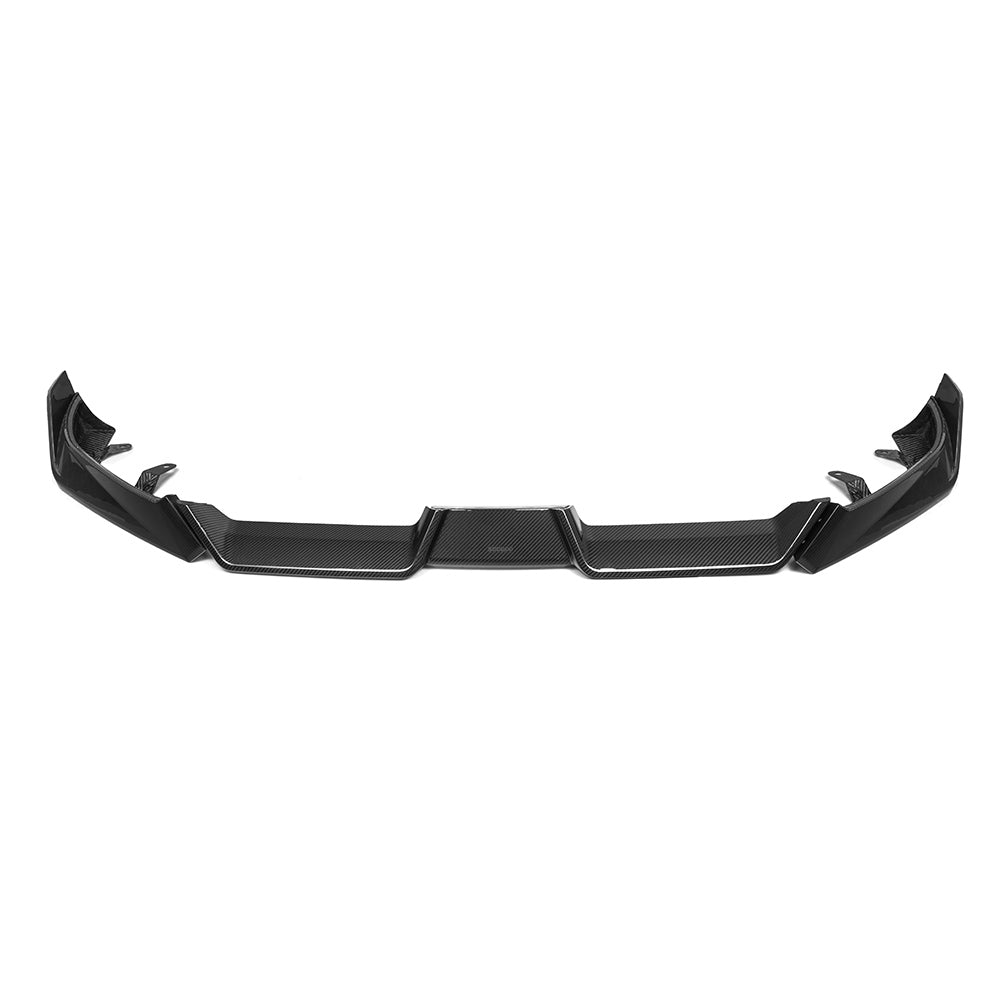 BMW X6 G06 Facelift Carbon Fibre Front Lip - prepreg dry carbon OEM fitment upgrade