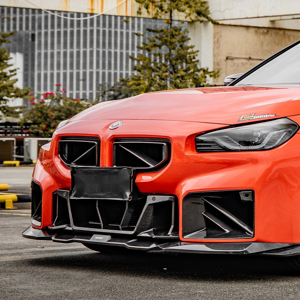 BMW M2 G87 Prepreg Carbon Fibre Front Grille - aggressive track-inspired upgrade