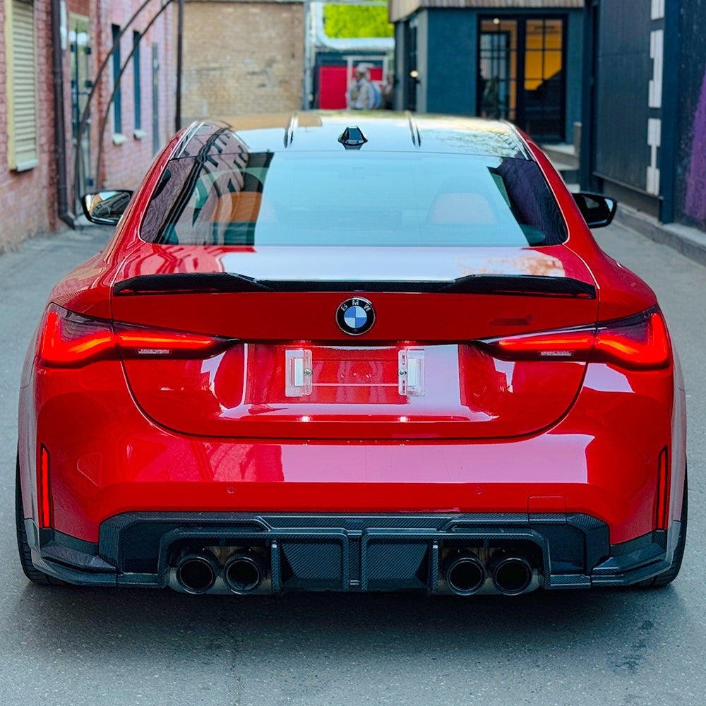 BMW M4 G82 Prepreg Carbon Fibre Rear Diffuser - aggressive OEM-fit aero upgrade