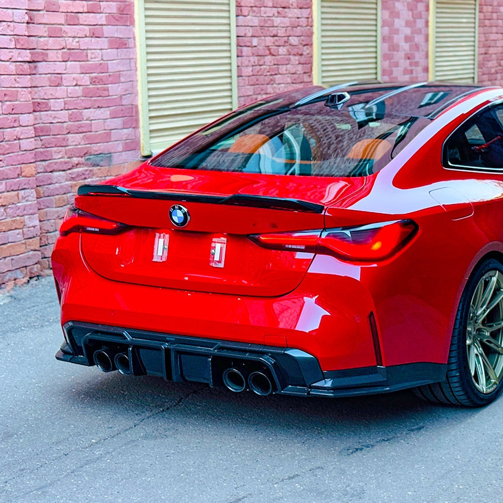 BMW M4 G82 Prepreg Carbon Fibre Rear Diffuser - aggressive OEM-fit aero upgrade