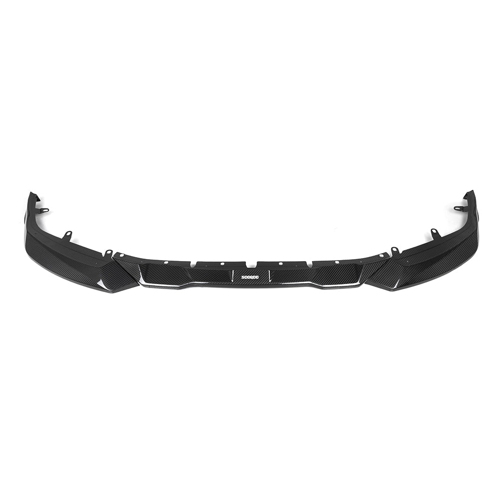 BMW M2 G87 Prepreg Carbon Fibre Front Lip - aggressive front end upgrade with OEM fitment